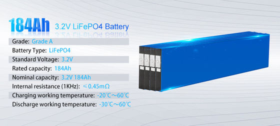 3.2V 184Ah Lifepo4 Battery Cell For Long Lasting Energy Storage Solutions